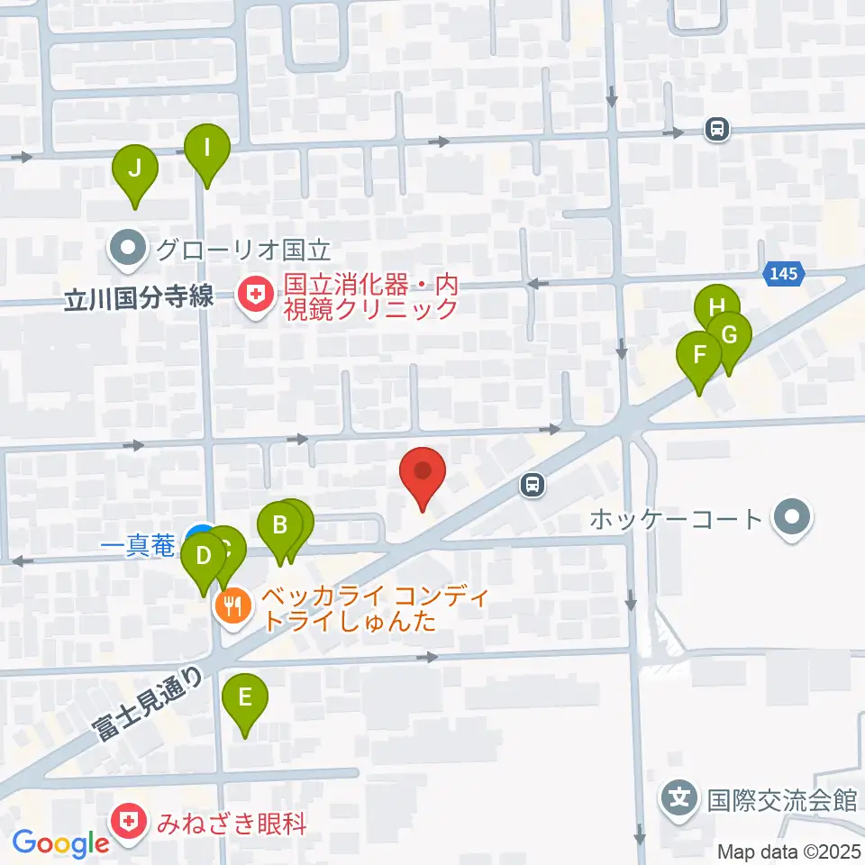 スズキ・メソード国立教室周辺の駐車場・コインパーキング一覧地図