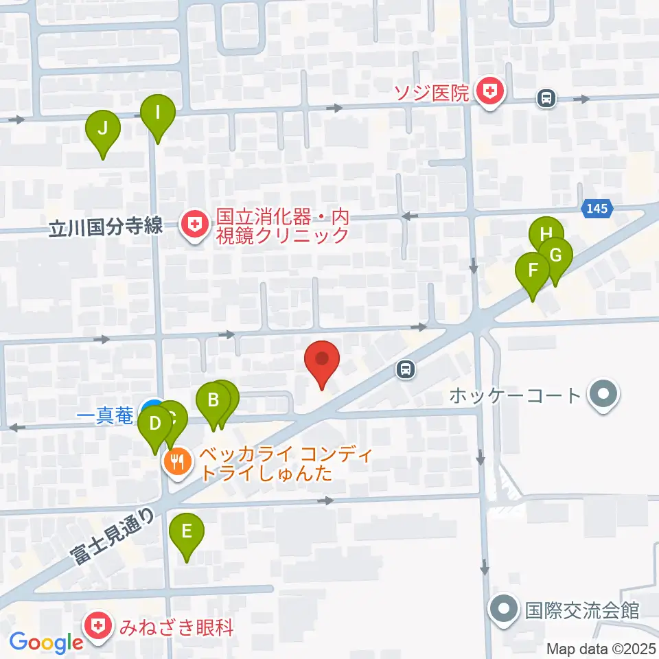 スズキ・メソード国立教室周辺の駐車場・コインパーキング一覧地図