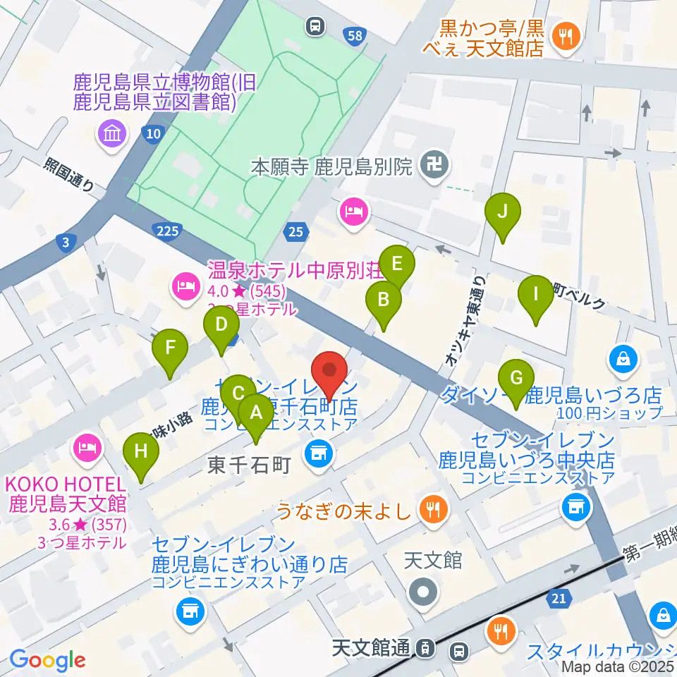 IFF STUDIO周辺の駐車場・コインパーキング一覧地図