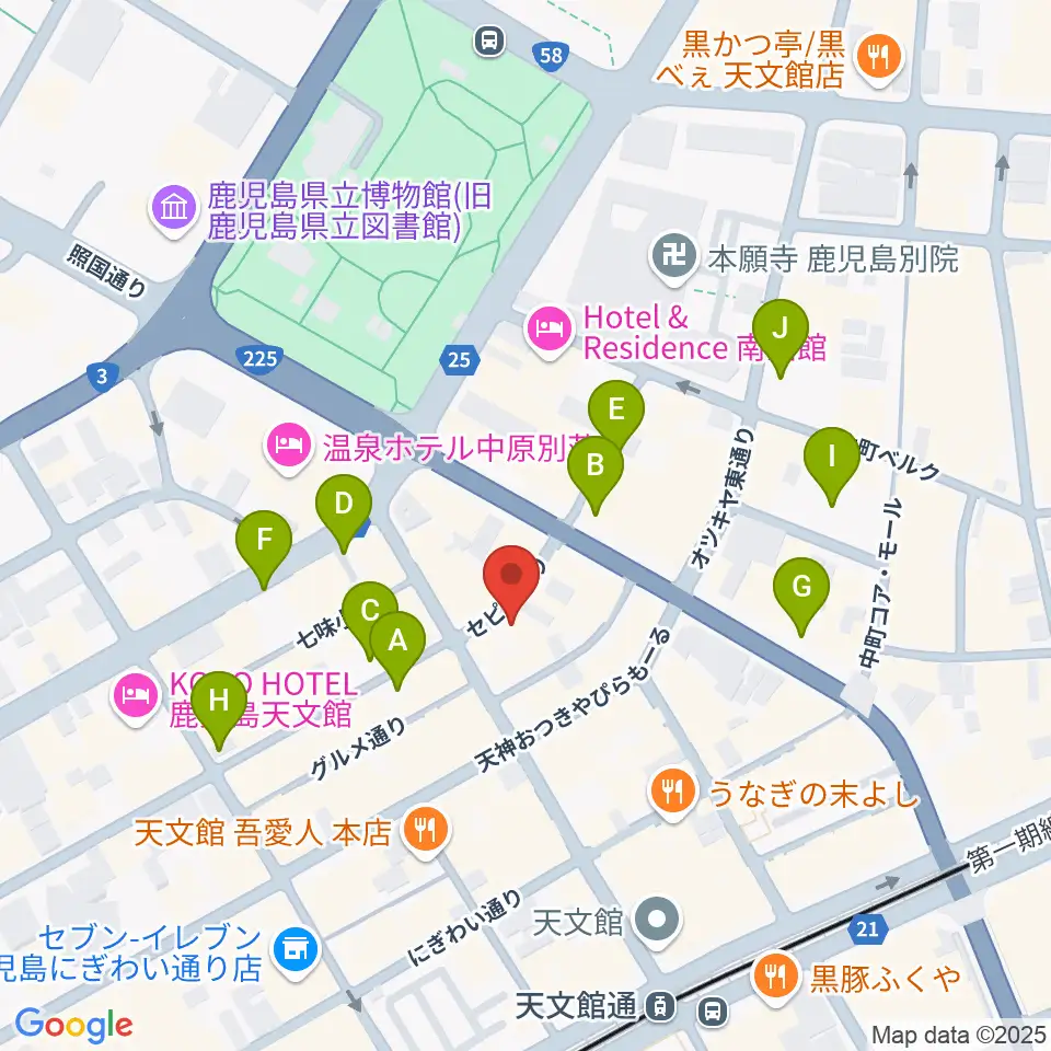 IFF STUDIO周辺の駐車場・コインパーキング一覧地図