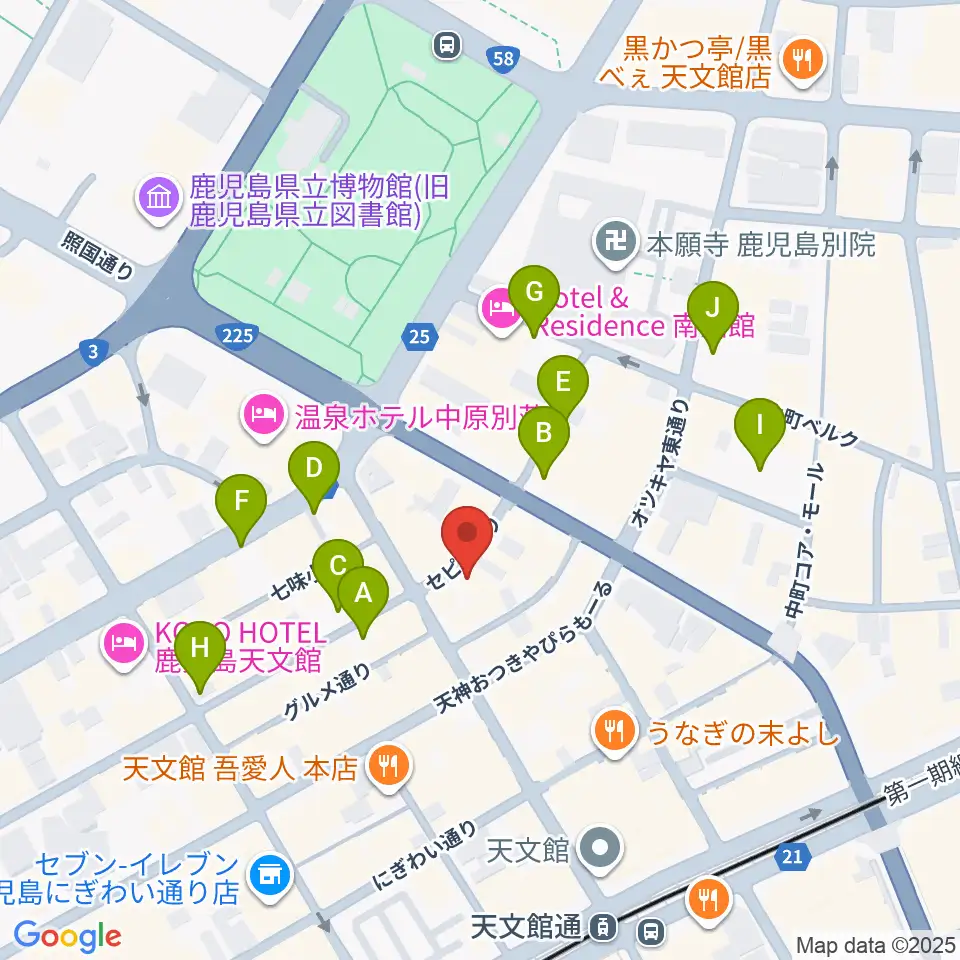 IFF STUDIO周辺の駐車場・コインパーキング一覧地図