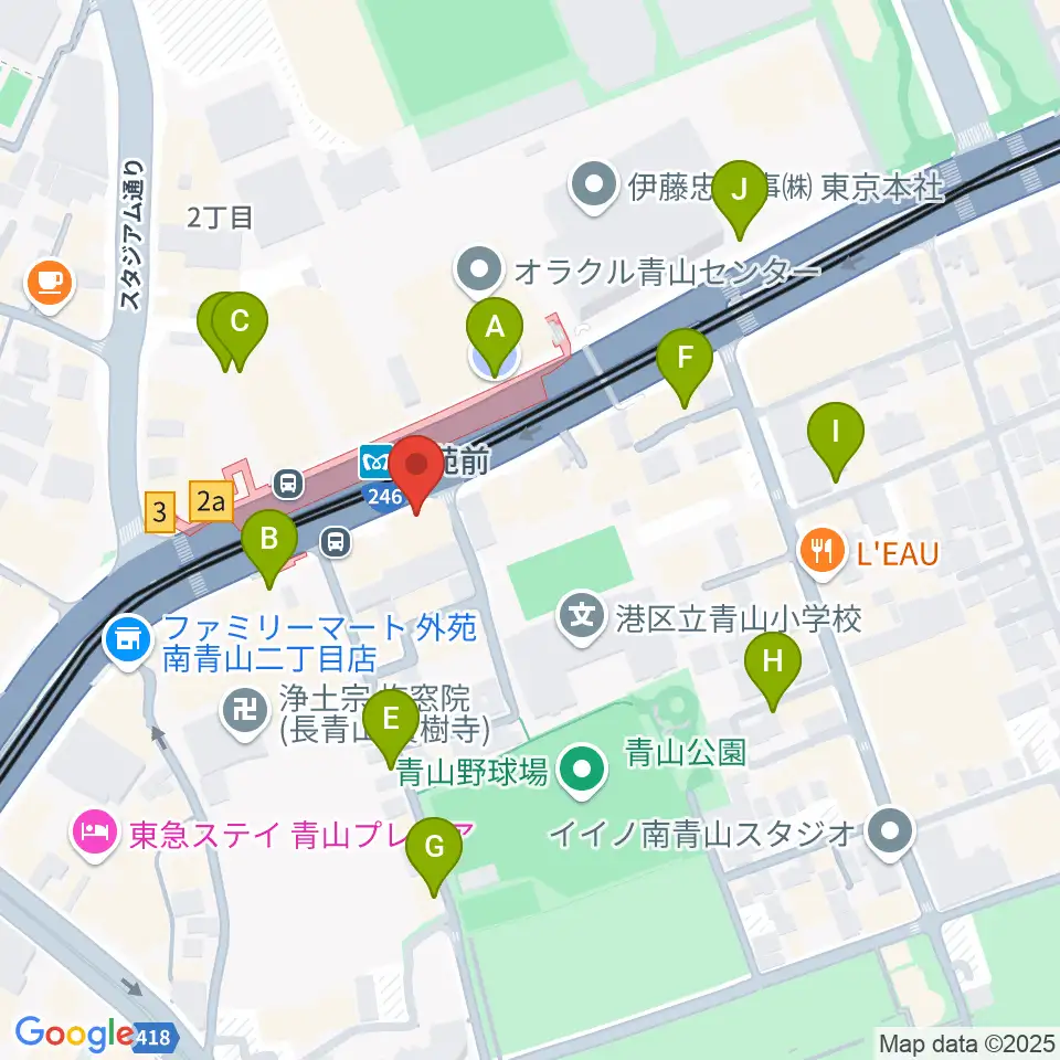 ココデシカ周辺の駐車場・コインパーキング一覧地図