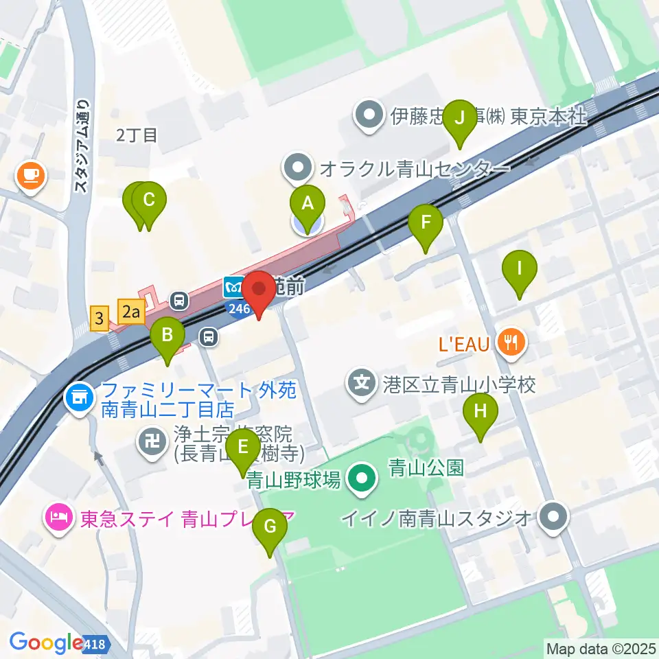 ココデシカ周辺の駐車場・コインパーキング一覧地図