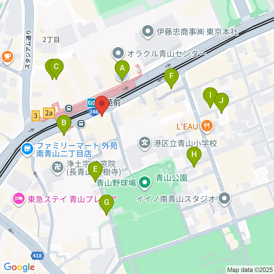 ココデシカ周辺の駐車場・コインパーキング一覧地図