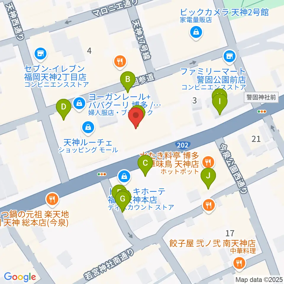 Sifaka(シファカ)音楽教室周辺の駐車場・コインパーキング一覧地図