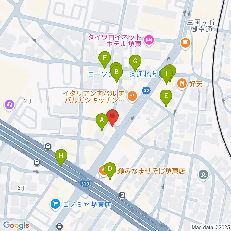 カルロスギター周辺の駐車場・コインパーキング一覧地図