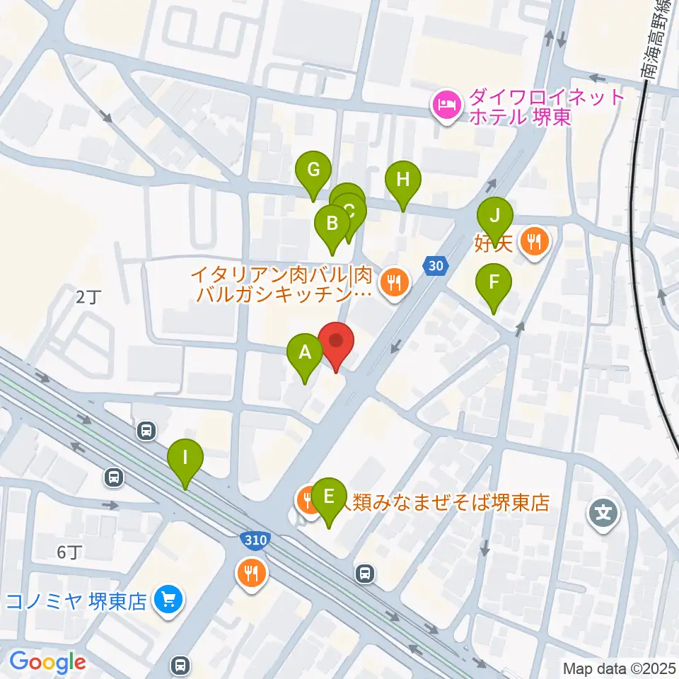 カルロスギター周辺の駐車場・コインパーキング一覧地図