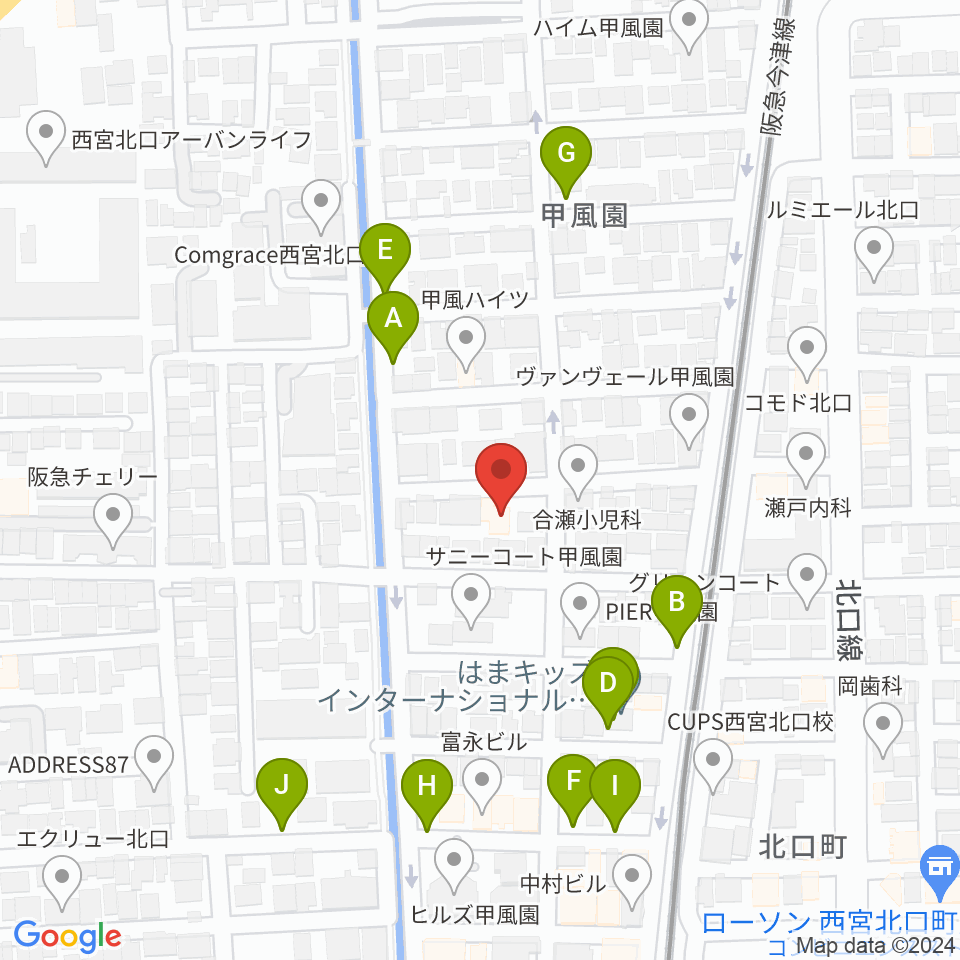 フェリーチェサロン周辺の駐車場・コインパーキング一覧地図