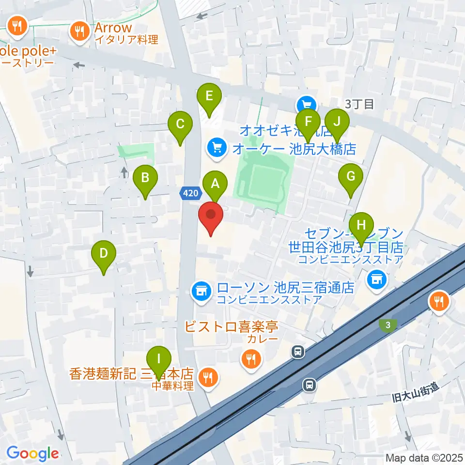 KMAパラダイスホール周辺の駐車場・コインパーキング一覧地図
