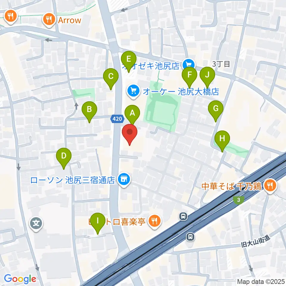 KMAパラダイスホール周辺の駐車場・コインパーキング一覧地図