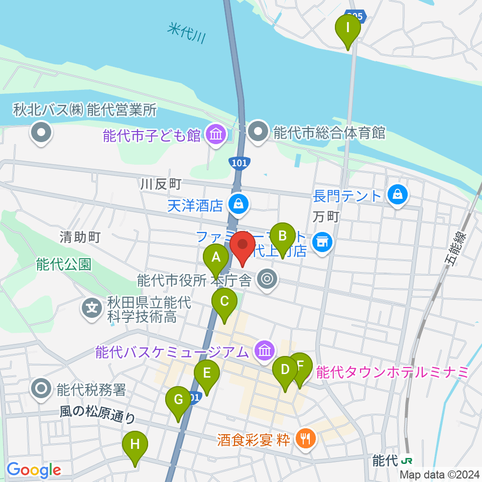 ササキ楽器周辺の駐車場・コインパーキング一覧地図