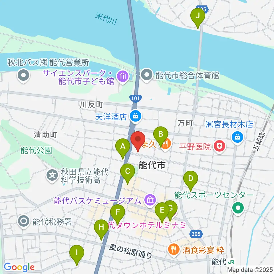 ササキ楽器周辺の駐車場・コインパーキング一覧地図