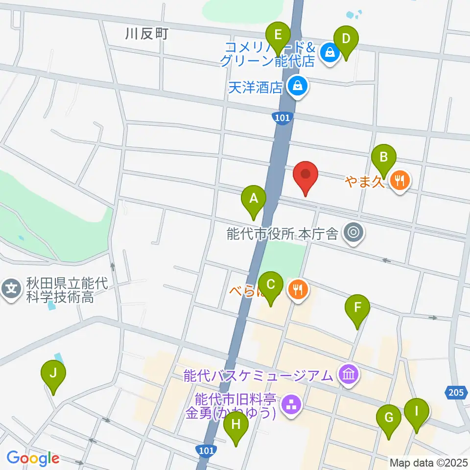 ササキ楽器周辺の駐車場・コインパーキング一覧地図