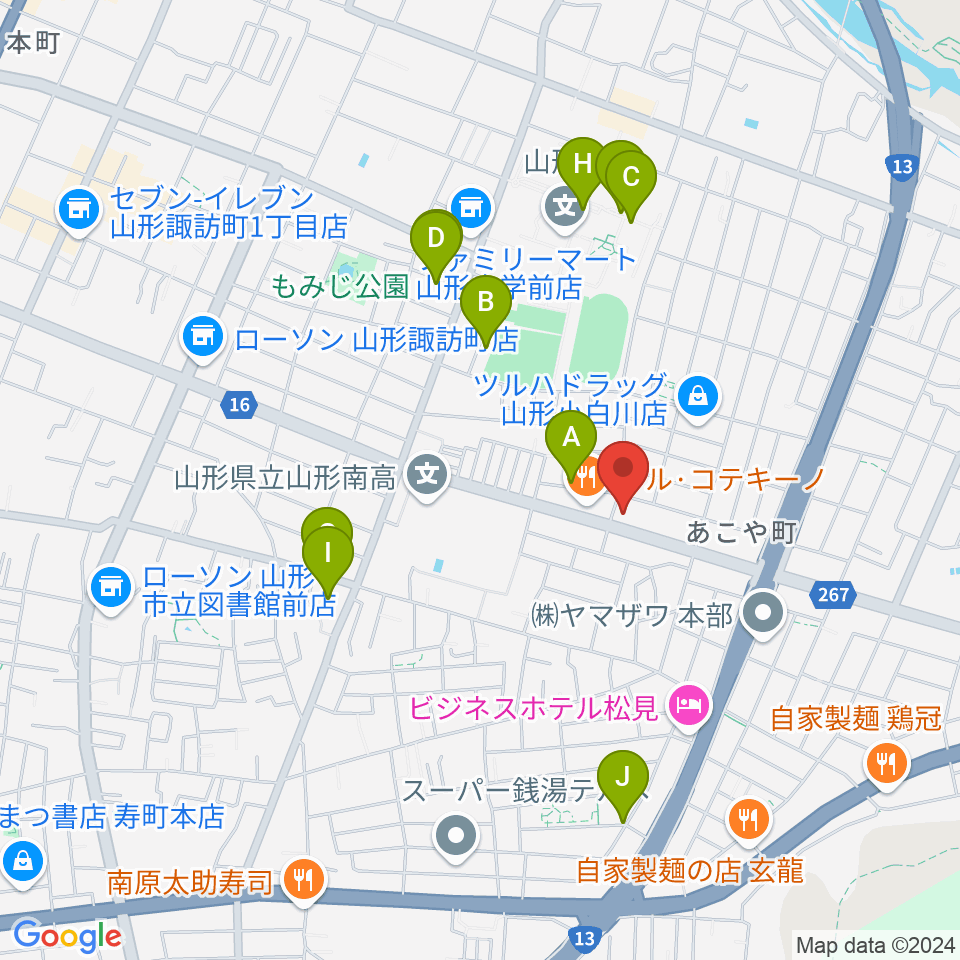 ミュージック昭和周辺の駐車場・コインパーキング一覧地図