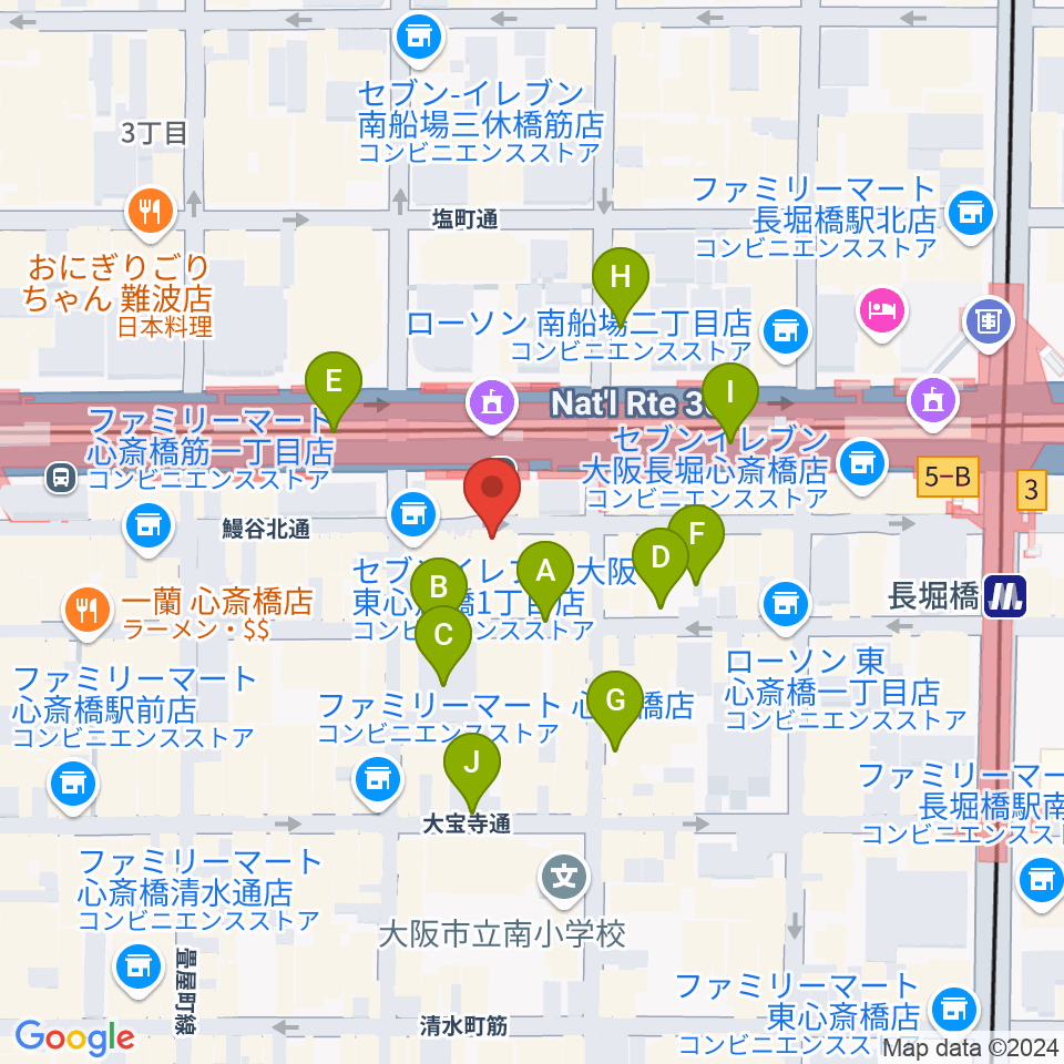 CONPASS周辺の駐車場・コインパーキング一覧地図