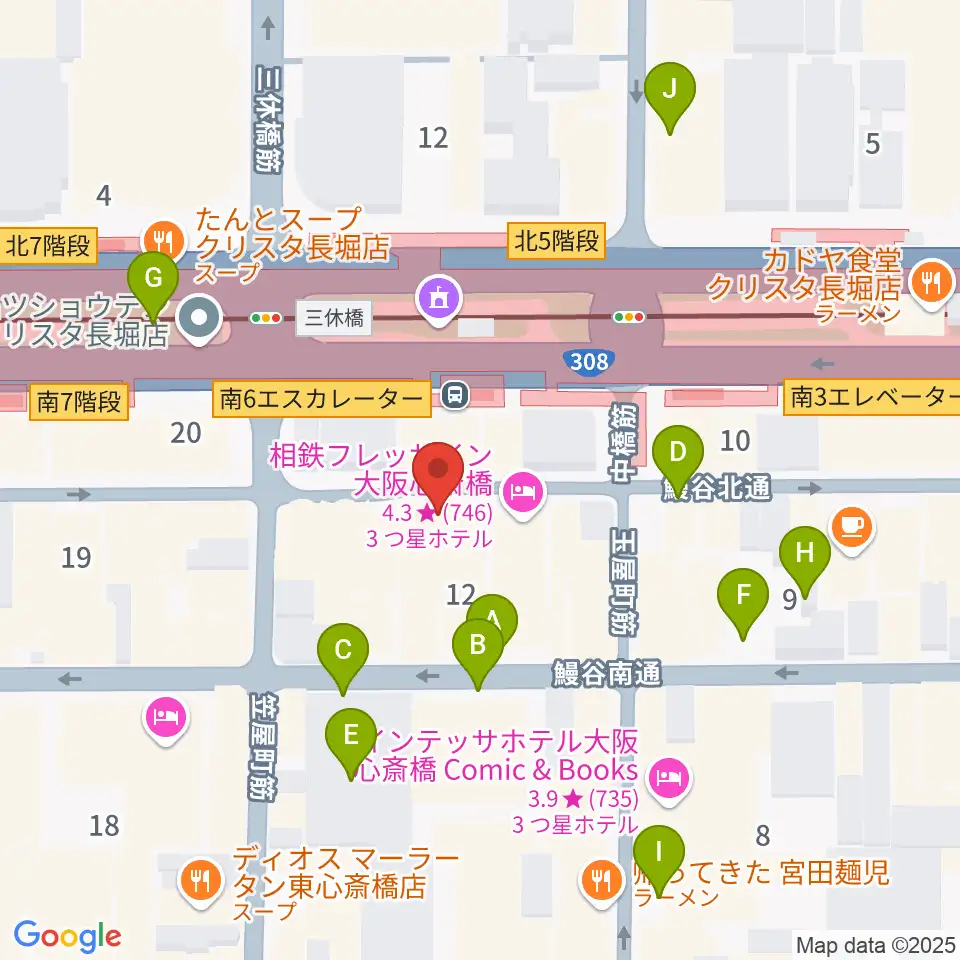 CONPASS周辺の駐車場・コインパーキング一覧地図