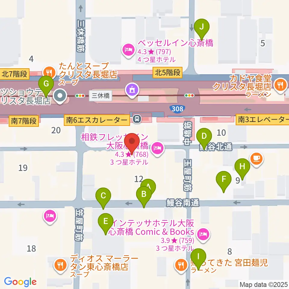CONPASS周辺の駐車場・コインパーキング一覧地図