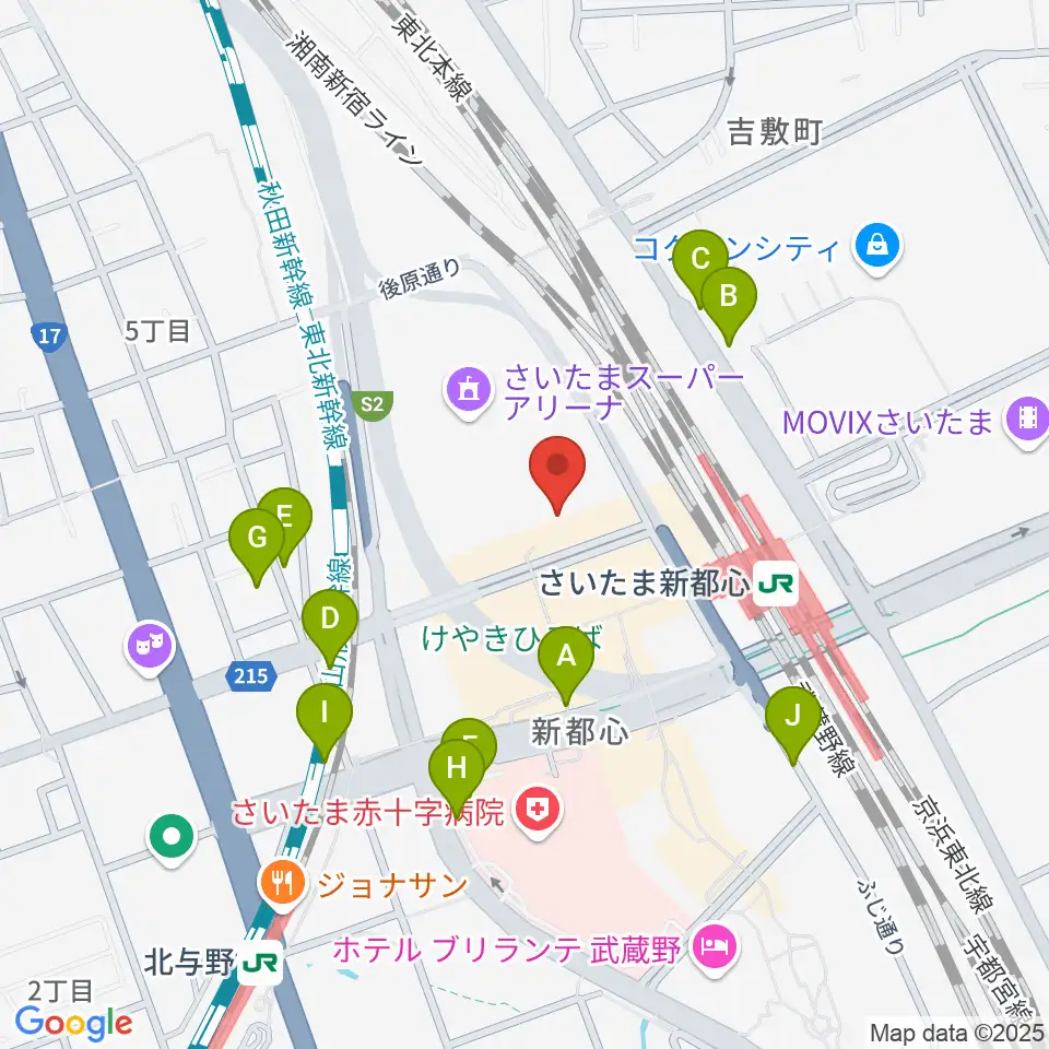 TOIRO周辺の駐車場・コインパーキング一覧地図