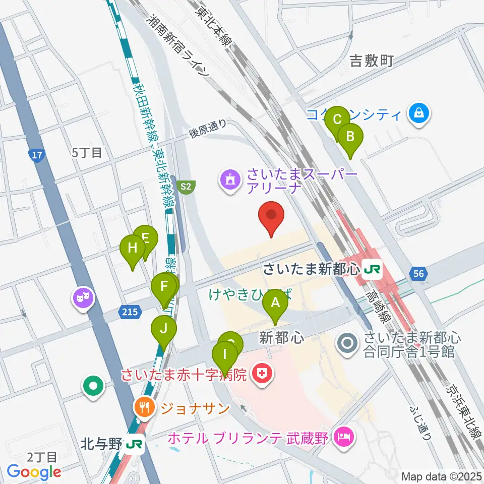 TOIRO周辺の駐車場・コインパーキング一覧地図