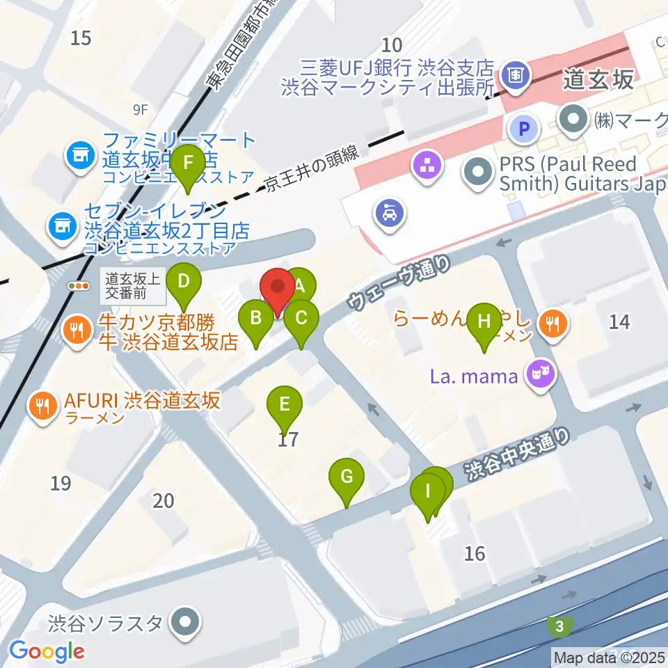 渋谷REX周辺の駐車場・コインパーキング一覧地図