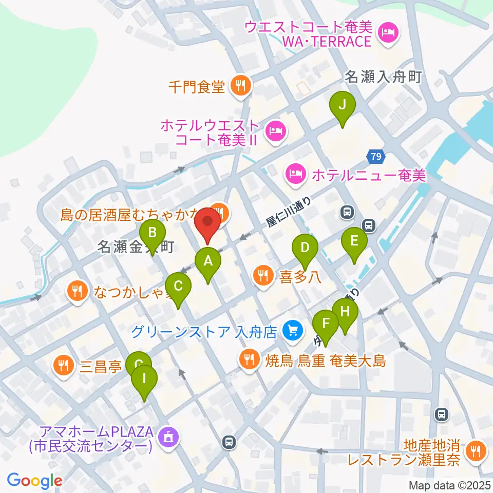奄美ASIVI周辺の駐車場・コインパーキング一覧地図