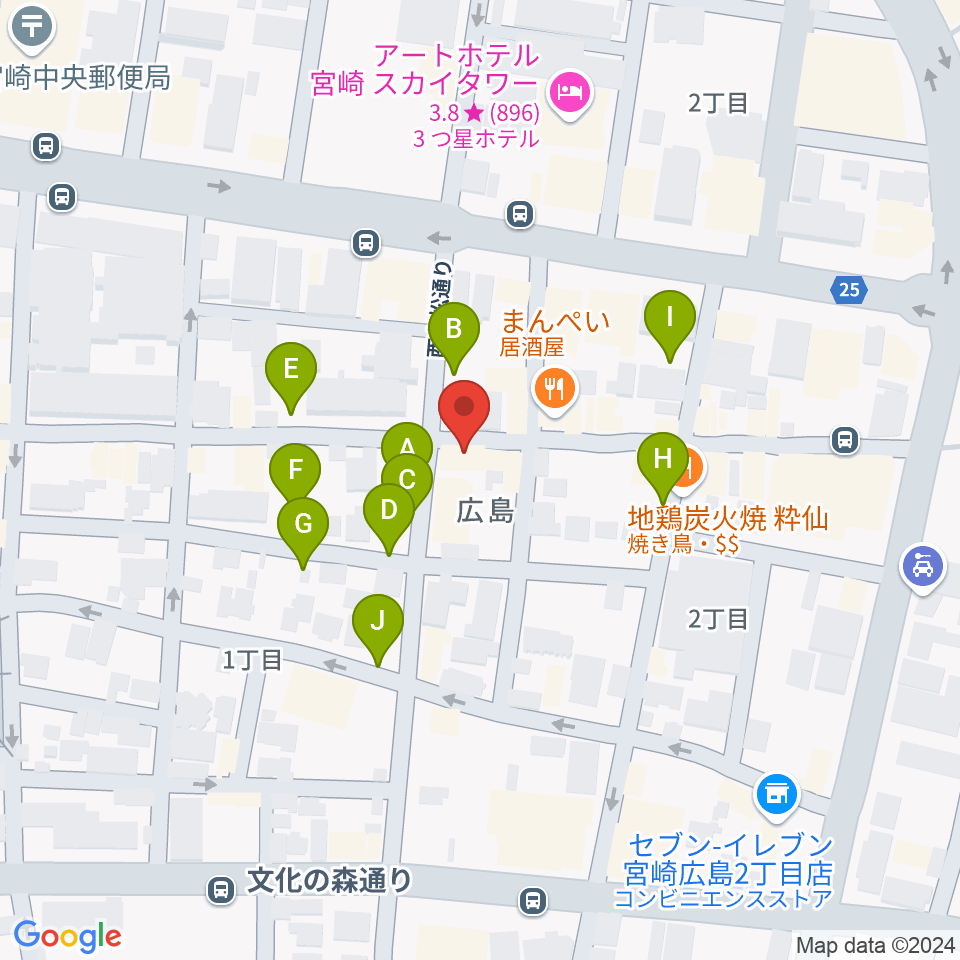 JazzSpot LIFE TIME周辺の駐車場・コインパーキング一覧地図