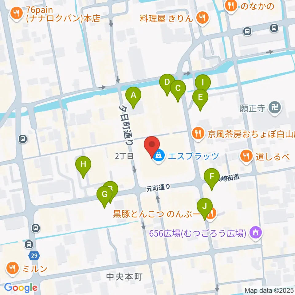 佐賀市文化交流プラザ交流センター周辺の駐車場・コインパーキング一覧地図
