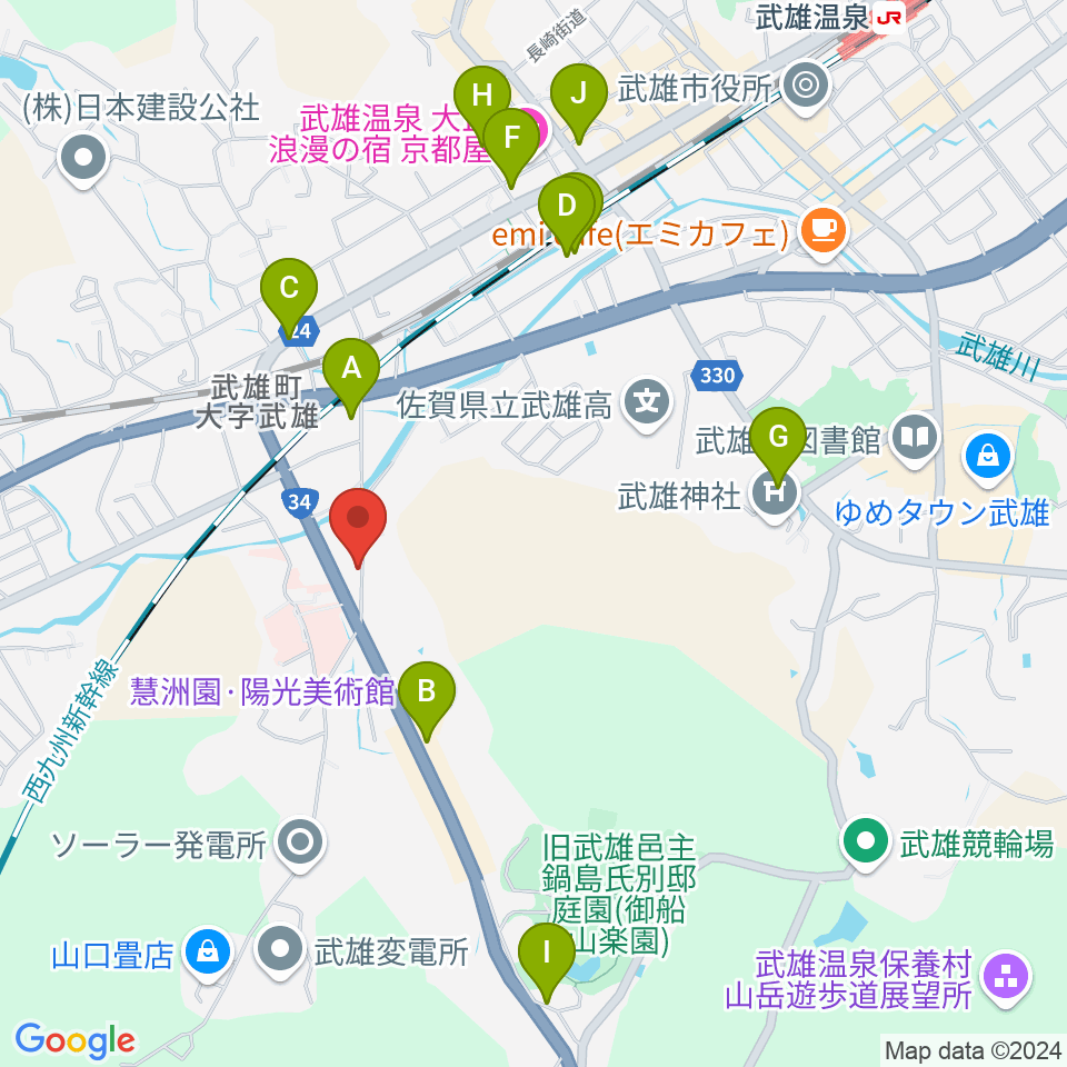 スタジオインプット周辺の駐車場・コインパーキング一覧地図