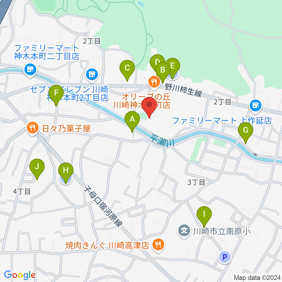 studio home周辺の駐車場・コインパーキング一覧地図