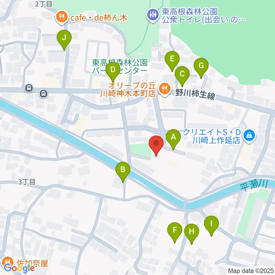 STUDIO home周辺の駐車場・コインパーキング一覧地図