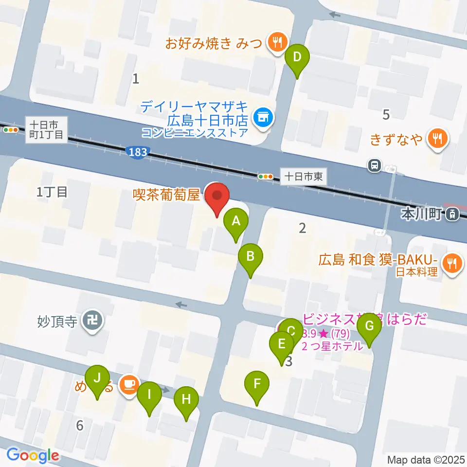 音楽喫茶ヲルガン座周辺の駐車場・コインパーキング一覧地図