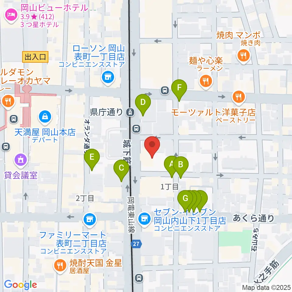 ルネスホール周辺の駐車場・コインパーキング一覧地図