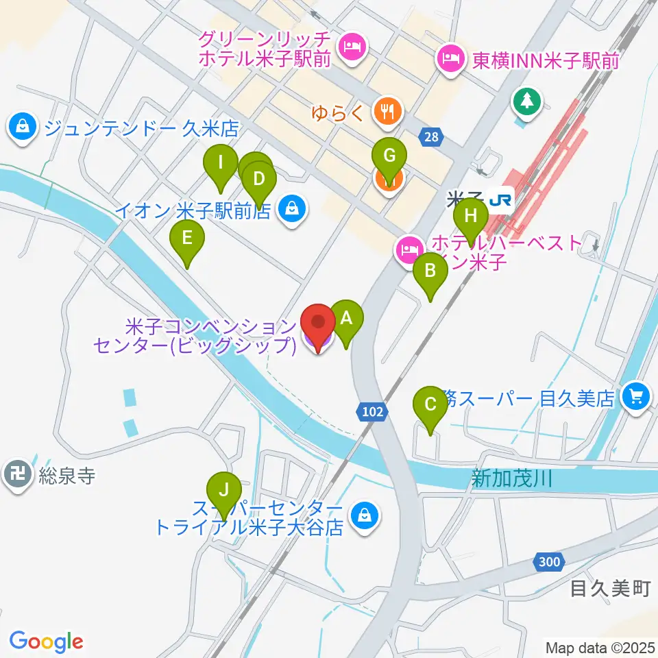 米子コンベンションセンター BiG SHiP周辺の駐車場・コインパーキング一覧地図