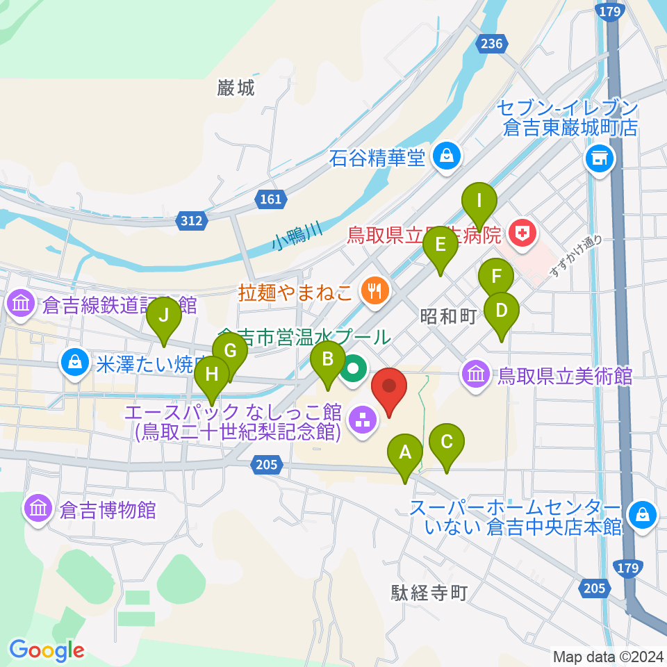 エースパック未来中心周辺の駐車場・コインパーキング一覧地図