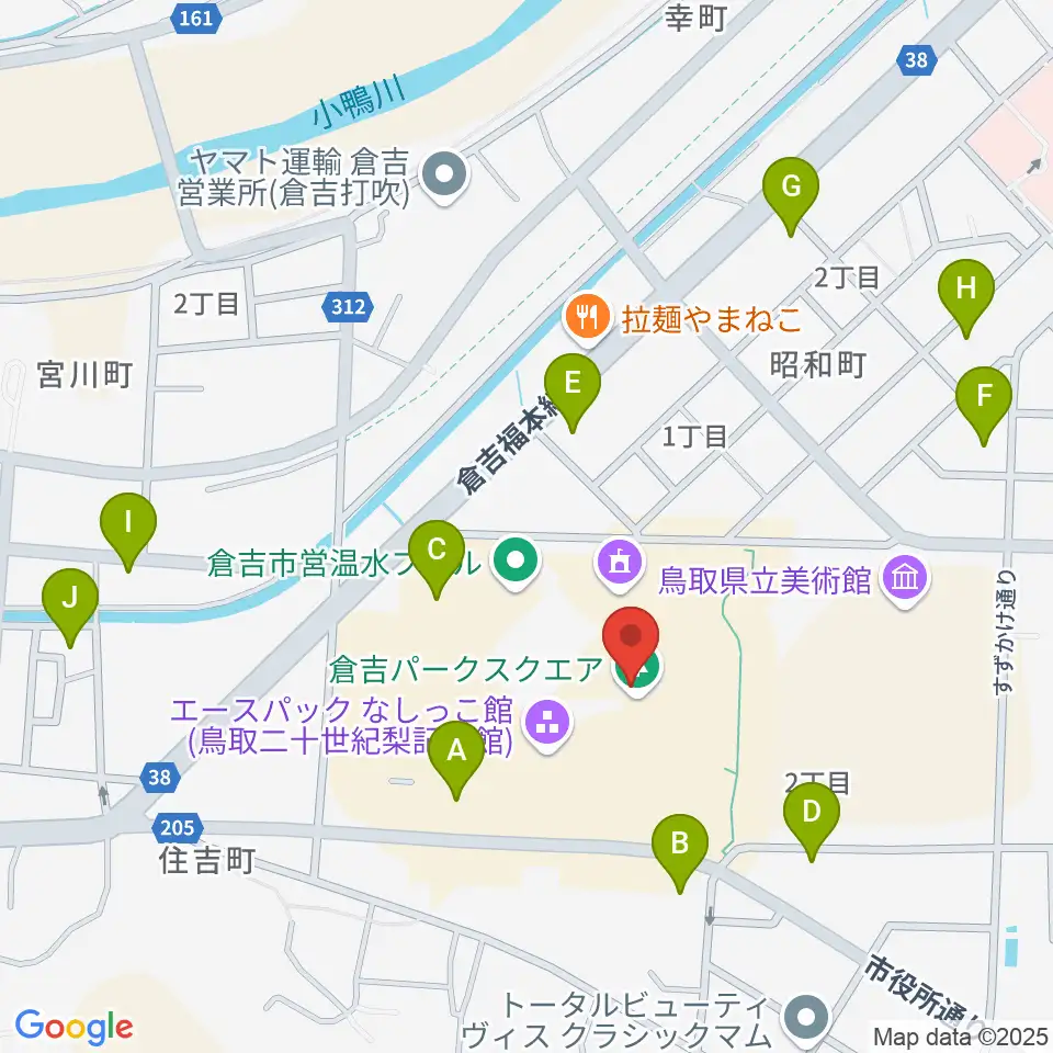 エースパック未来中心周辺の駐車場・コインパーキング一覧地図