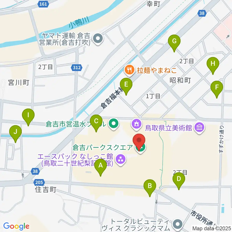 エースパック未来中心周辺の駐車場・コインパーキング一覧地図