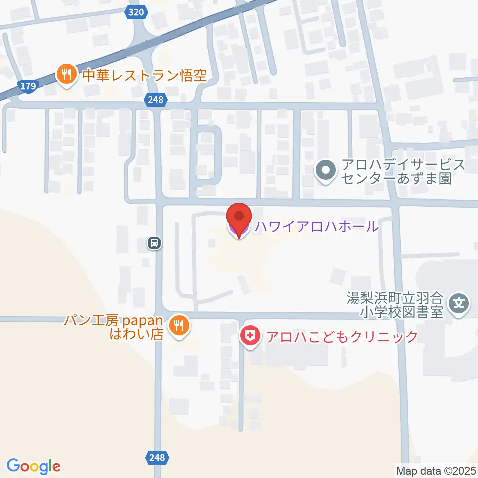 ハワイアロハホール周辺の駐車場・コインパーキング一覧地図