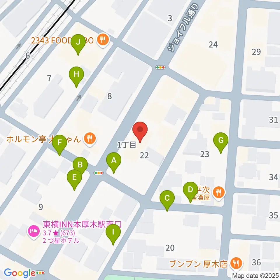 ギタートレーダーズ周辺の駐車場・コインパーキング一覧地図