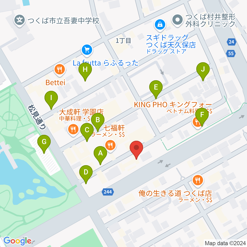 Club OctBaSS周辺の駐車場・コインパーキング一覧地図