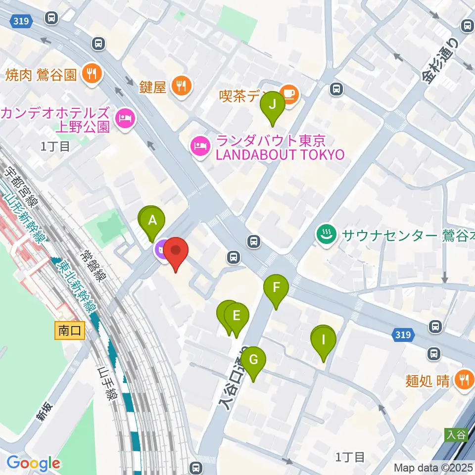 東京キネマ倶楽部周辺の駐車場・コインパーキング一覧地図