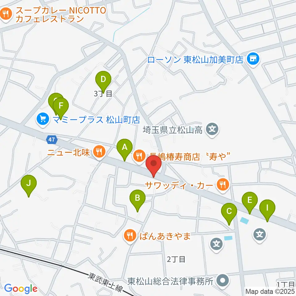 杉田楽器店周辺の駐車場・コインパーキング一覧地図