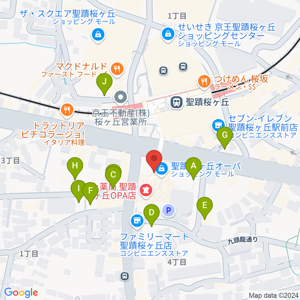 関戸公民館周辺の駐車場・コインパーキング一覧地図