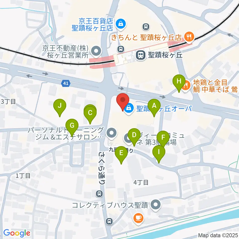 関戸公民館周辺の駐車場・コインパーキング一覧地図