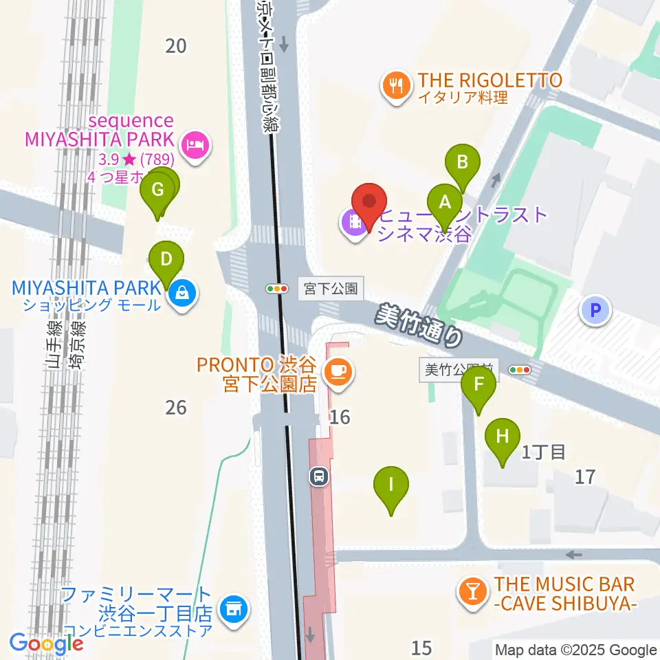 東京カルチャーカルチャー周辺の駐車場・コインパーキング一覧地図