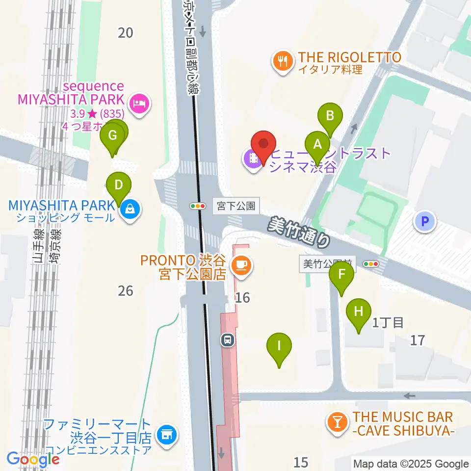 東京カルチャーカルチャー周辺の駐車場・コインパーキング一覧地図