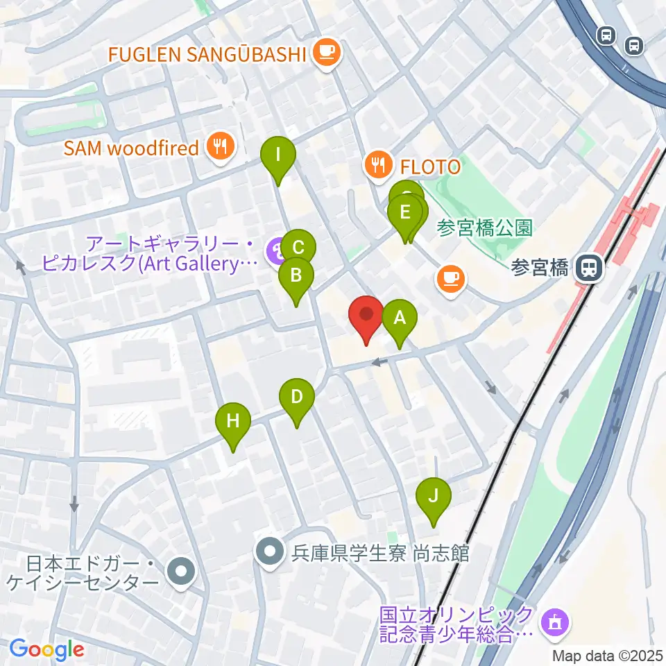 参宮橋トランスミッション周辺の駐車場・コインパーキング一覧地図