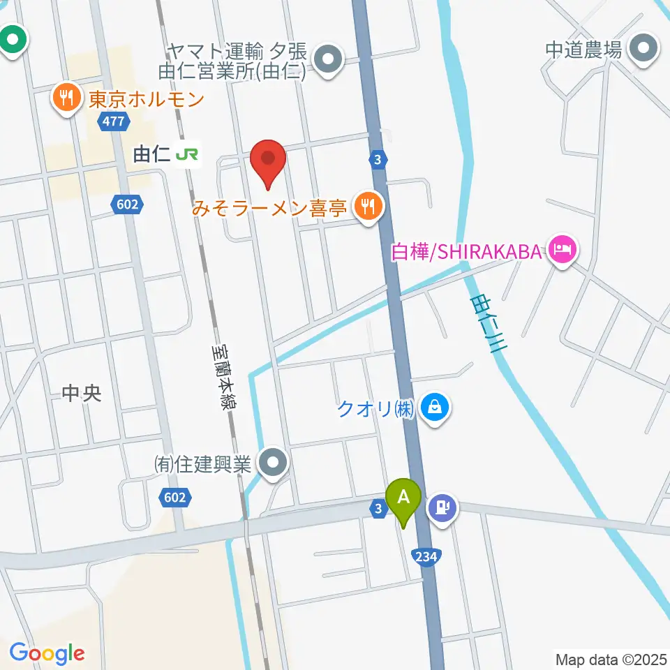 由仁町文化交流館 ふれーる周辺の駐車場・コインパーキング一覧地図
