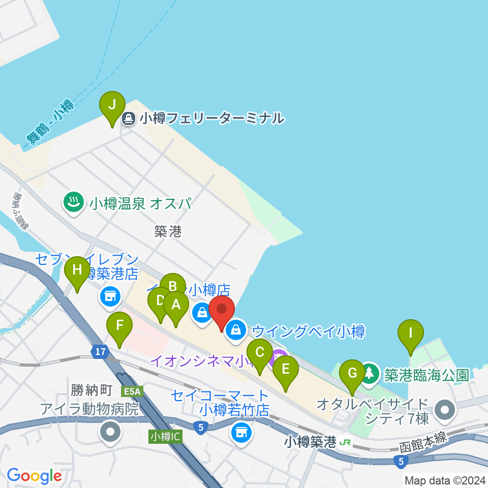 市民劇場ヲタル座周辺の駐車場・コインパーキング一覧地図