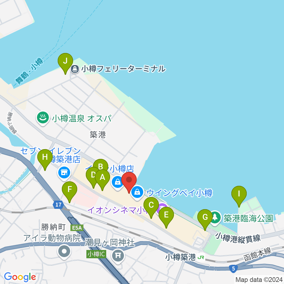 市民劇場ヲタル座周辺の駐車場・コインパーキング一覧地図