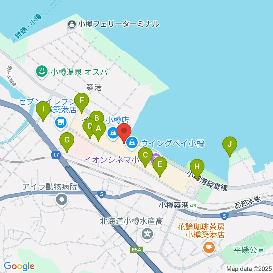 市民劇場ヲタル座周辺の駐車場・コインパーキング一覧地図